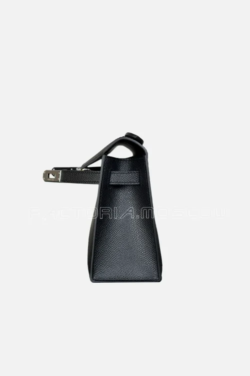 Hermes Kelly Pochette Epsom Colour Black Hardware PHW