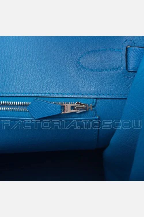 Hermes Birkin 35 Epsom Colour Blue Zanzibar PHW