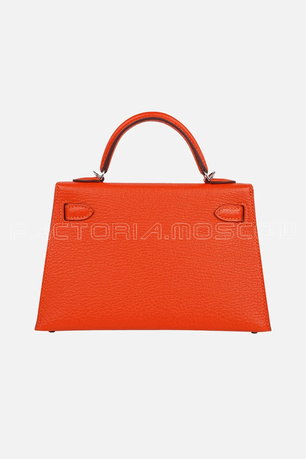 Hermes Kelly mini ll 20 Bi-color Chèvre Orange Feu/Rose Sakura PHW