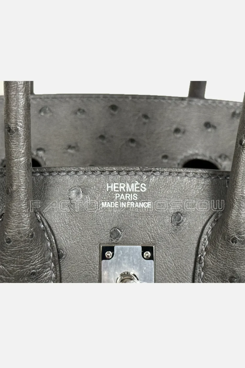 Hermes Birkin 25 Ostrich Colour Gris Etain PHW