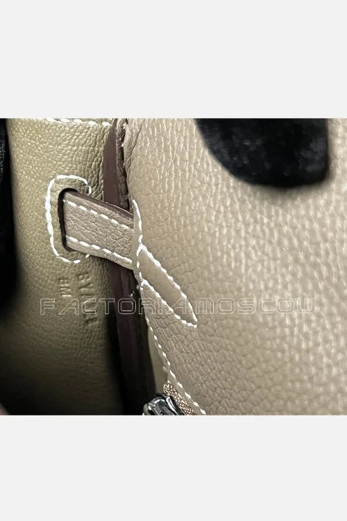 Hermes Kelly Retourne 25 Togo Colour Etoupe PHW