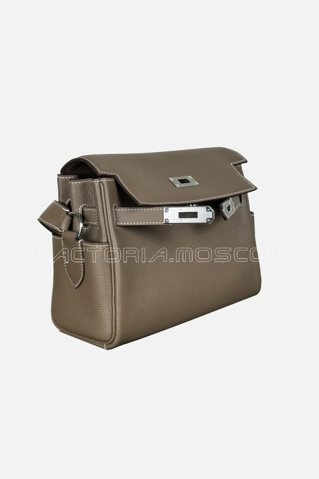Hermes Kelly Messenger Evercolor Colour Etoupe PHW