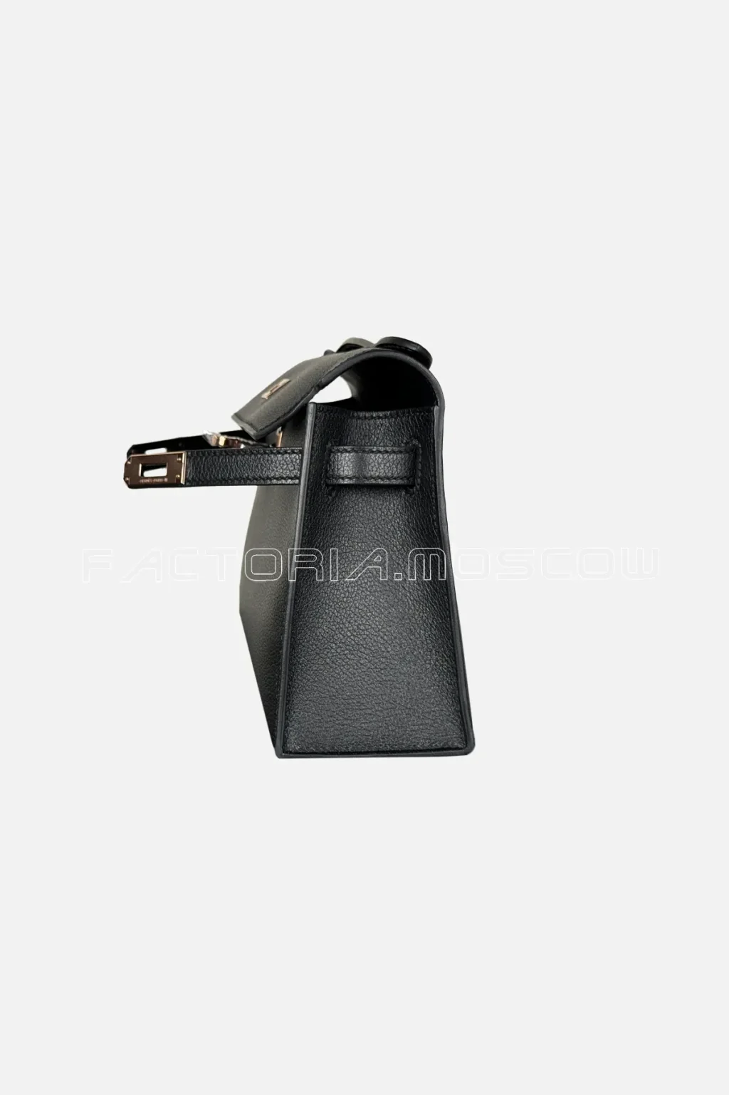 Hermès Kelly Pochette Evercolor Colour Black RGHW