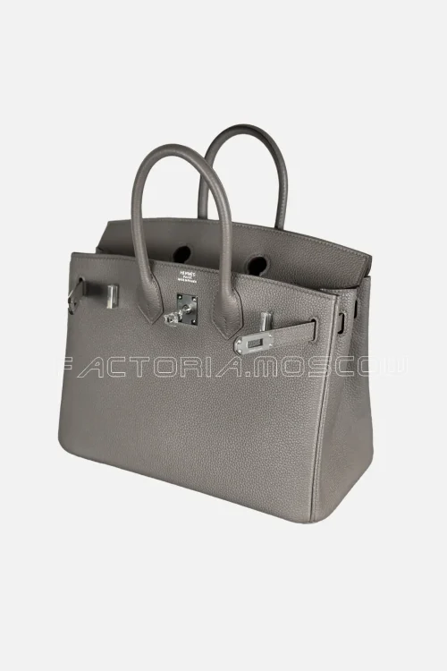 Hermes Birkin 25 Togo Colour Gris Etain PHW