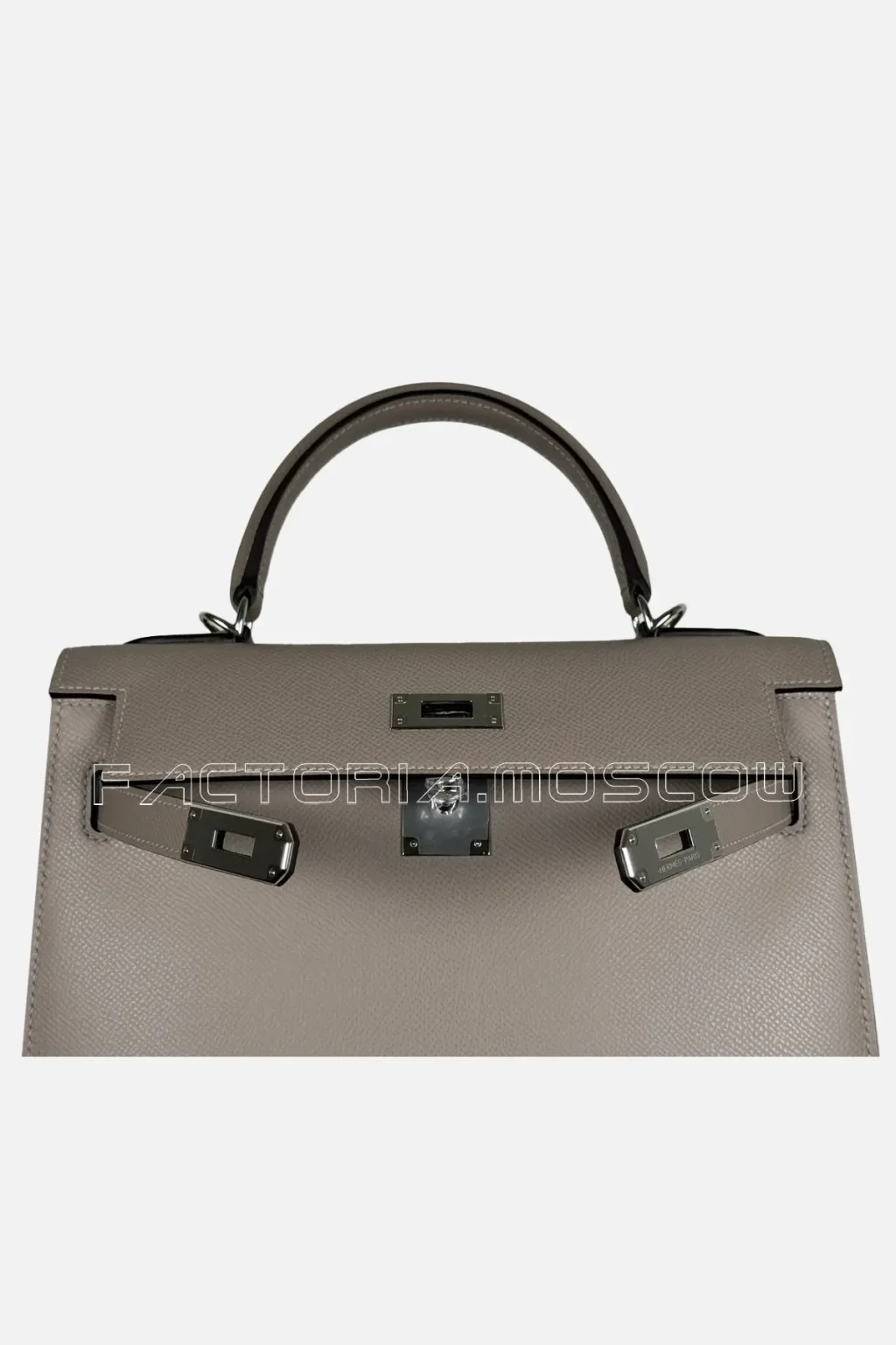 Hermès Kelly Sellier 28 Epsom Colour Gris Asphalt PHW