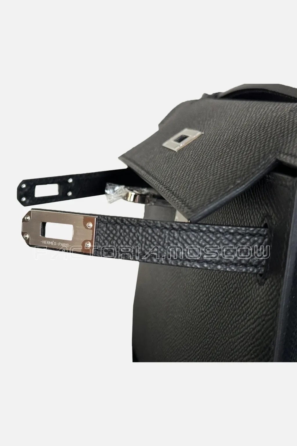 Hermes Kelly Pochette Epsom Colour Black Hardware PHW