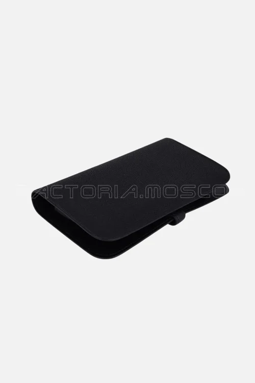 Hermes Dogon Duo Wallet Togo Black Hardware Phw