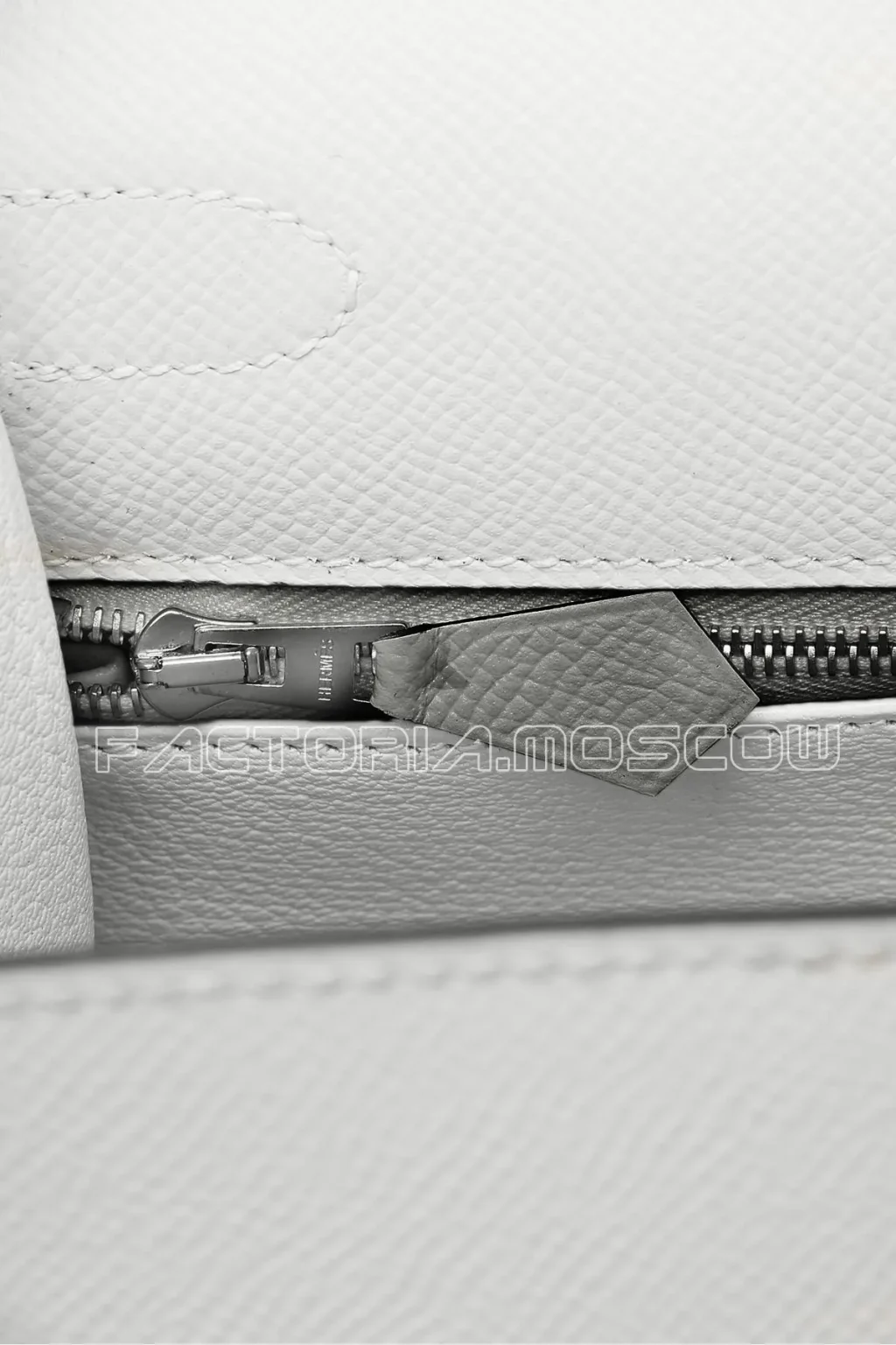 Hermes Kelly Sellier 28 Special Оrder HSS Epsom Craie/Gris Mouette PHW