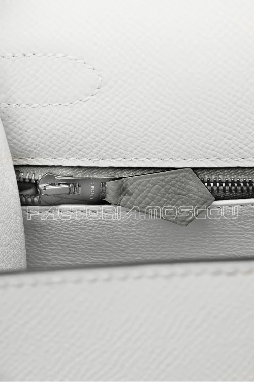 Hermes Kelly Sellier 28 Special Оrder HSS Epsom Craie/Gris Mouette PHW