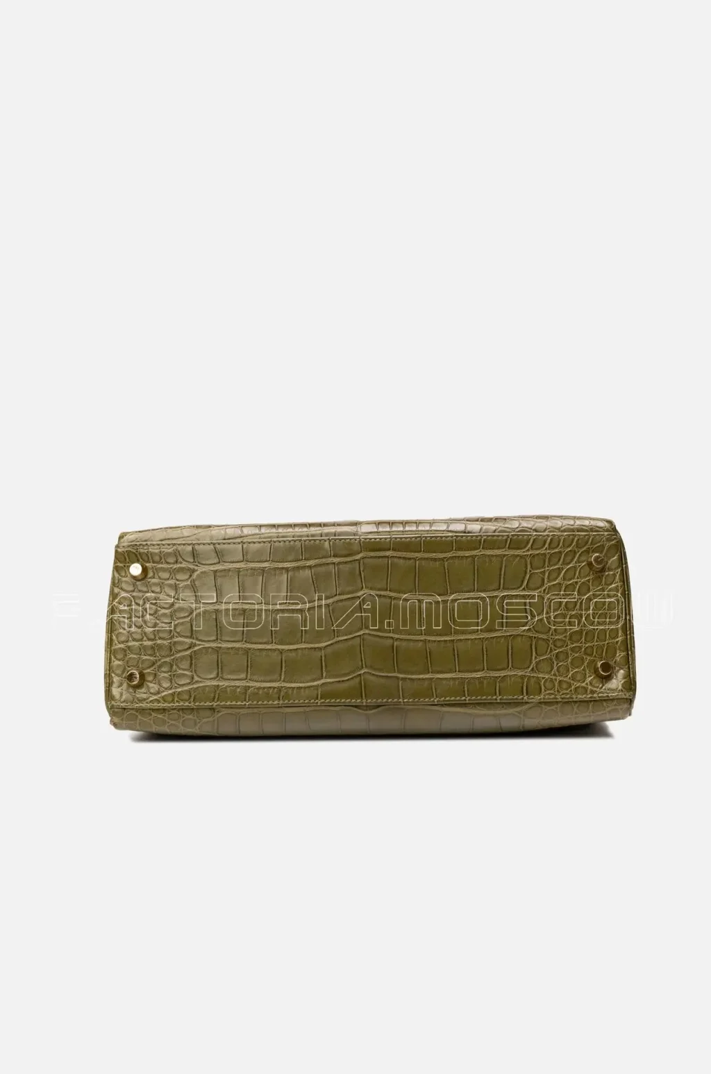 Hermes Kelly Retourne 32 Alligator matte Vert Veronese GHW