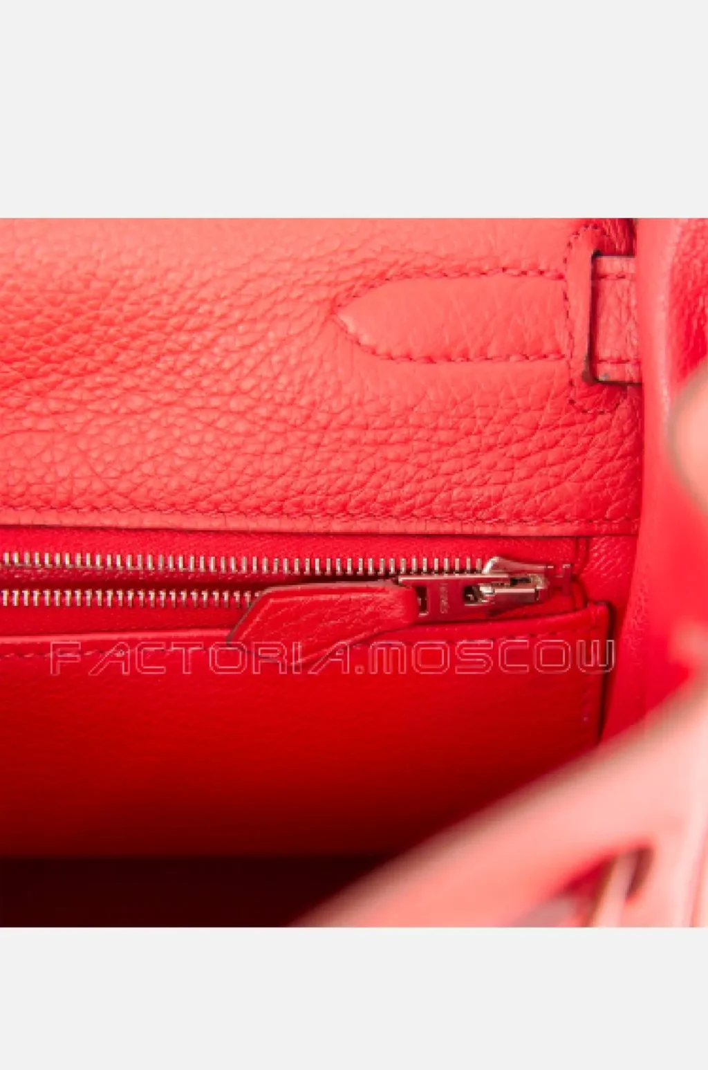 Hermes Kelly Retourne 35 Clemence Colour Geranium PHW