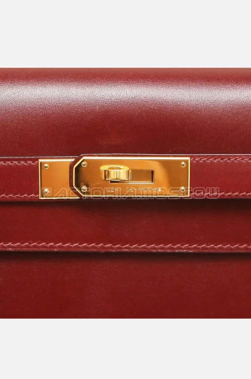 Hermes Kelly Sellier 35 Box Calf Colour Rouge H GHW