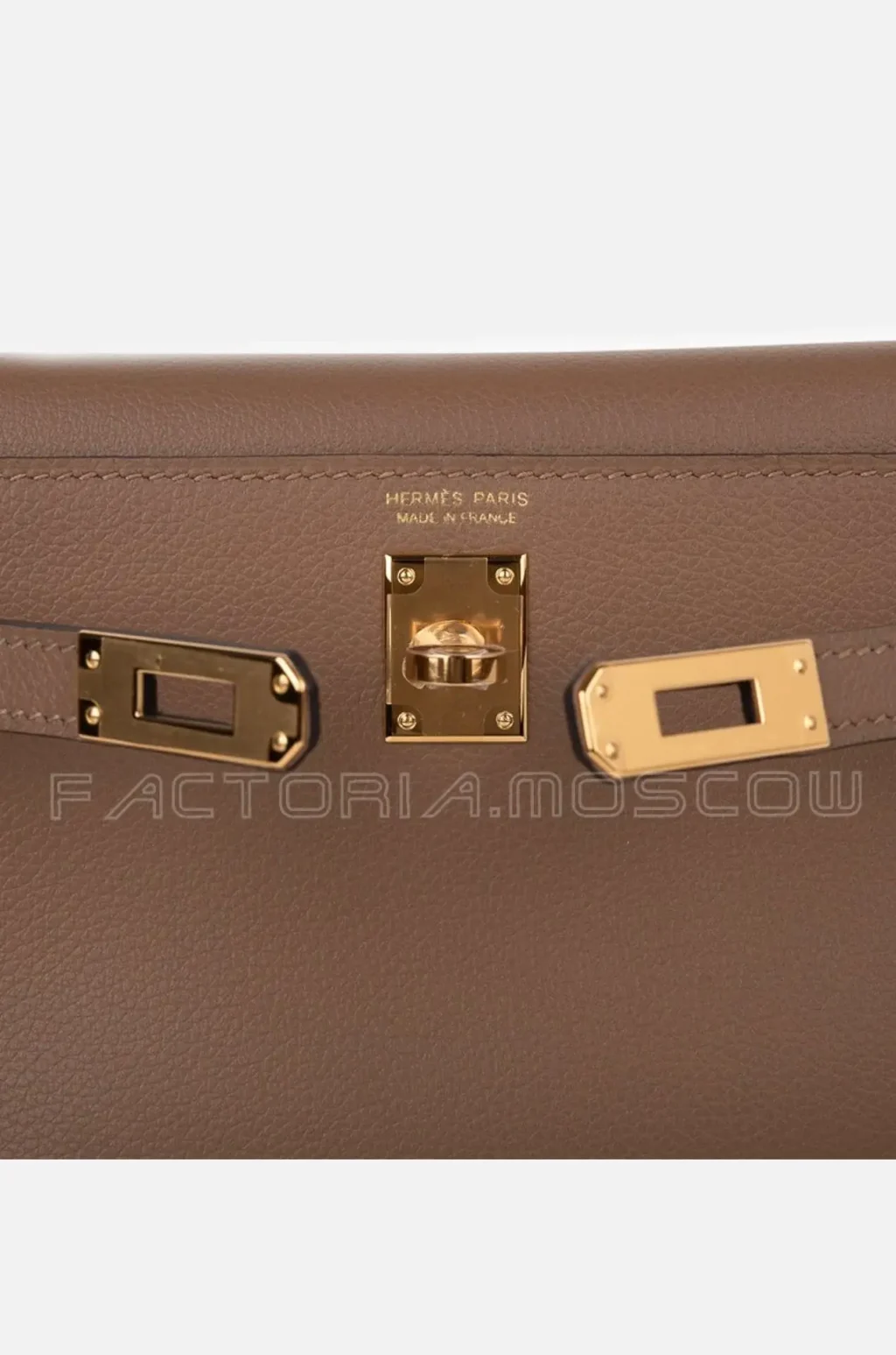 Hermes Kelly Danse II Evercolor Colour Biscuit GHW