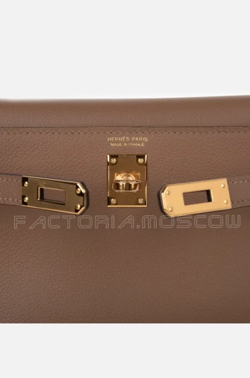 Hermes Kelly Danse II Evercolor Colour Biscuit GHW