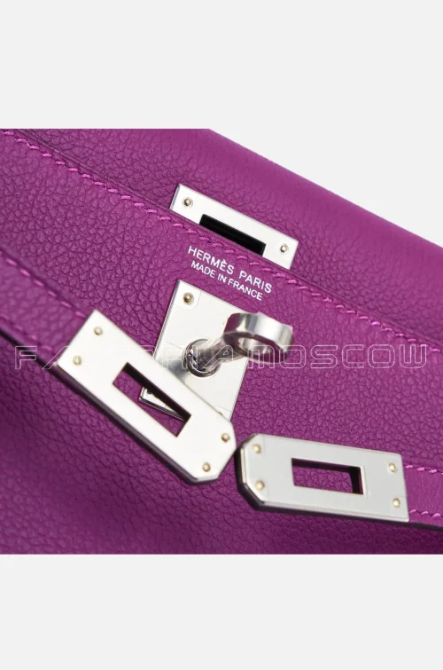 Hermes Kelly Danse II Evercolor Colour Anemone PHW