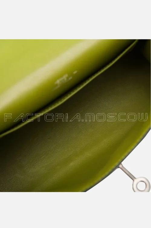 Hermes Kelly Pouchette Lizard Colour Vert Anis PHW