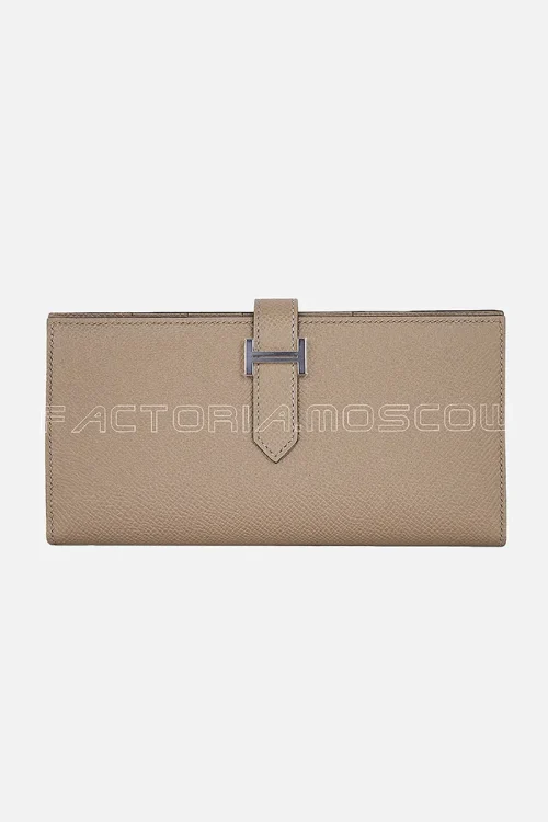 Hermes Bearn long wallet Epsom Trench Hardware Phw
