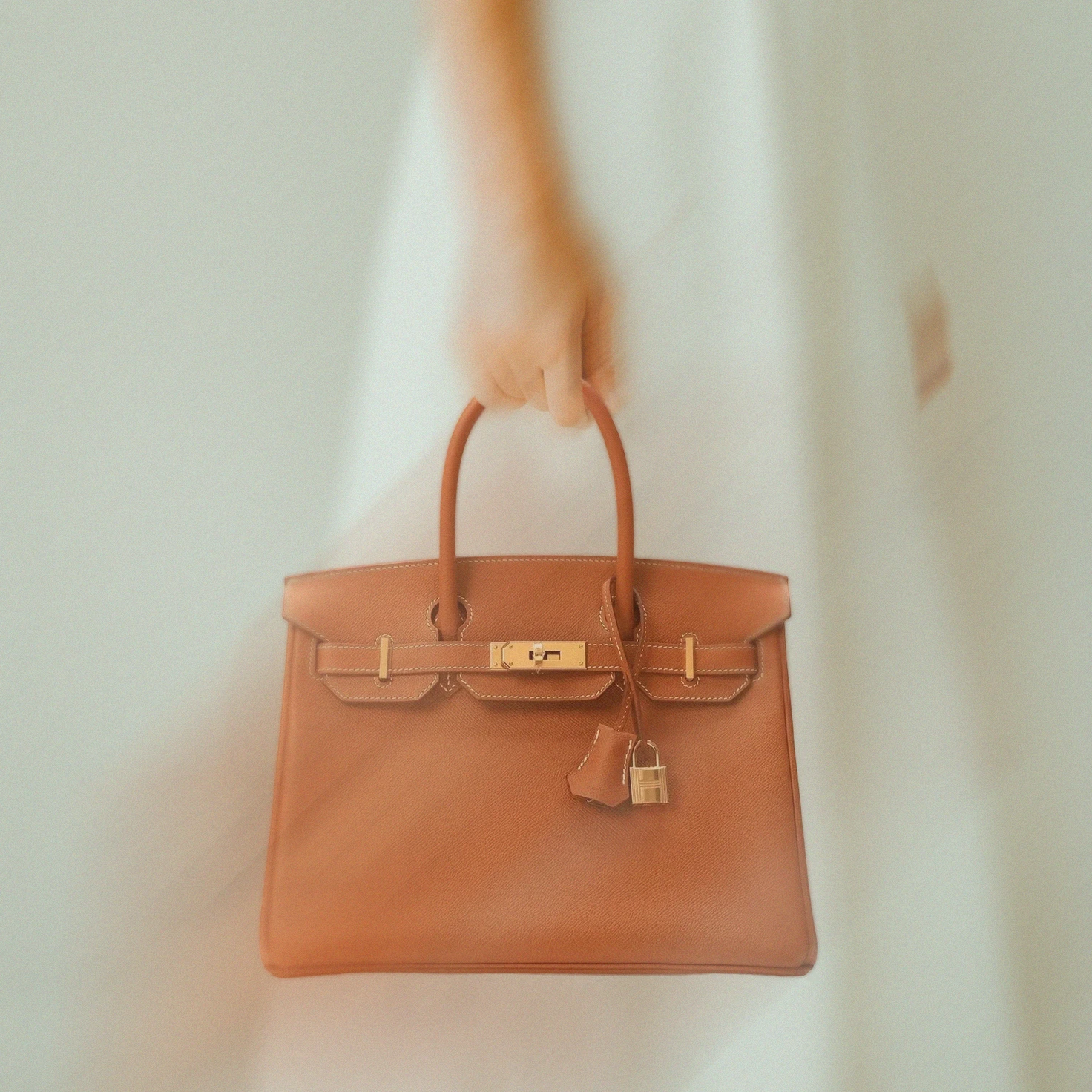 Hermès  Birkin 35 Clemence Colour Bleu Jeans GHW