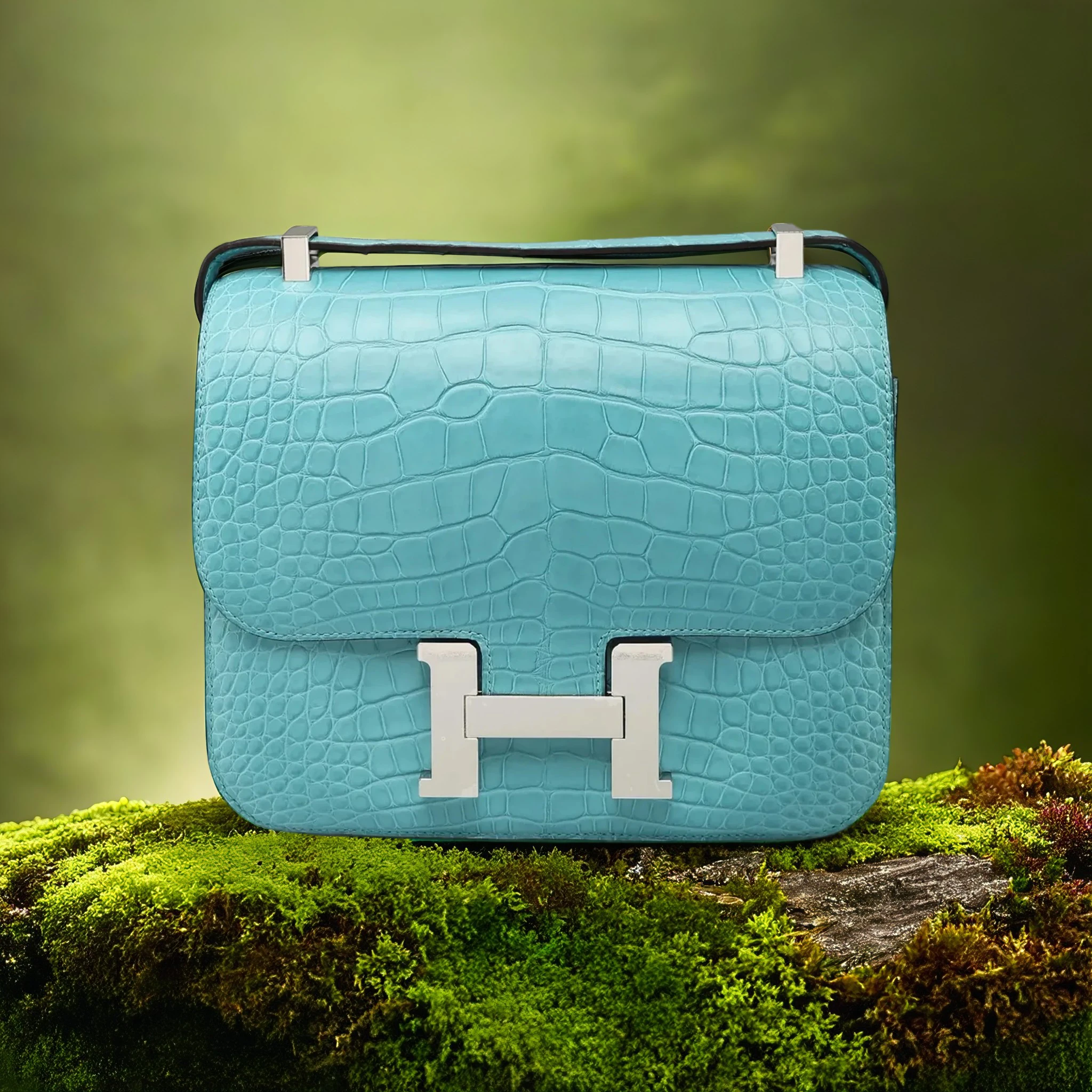 Hermes Constance 24 Alligator Lisse Colour Braise GHW