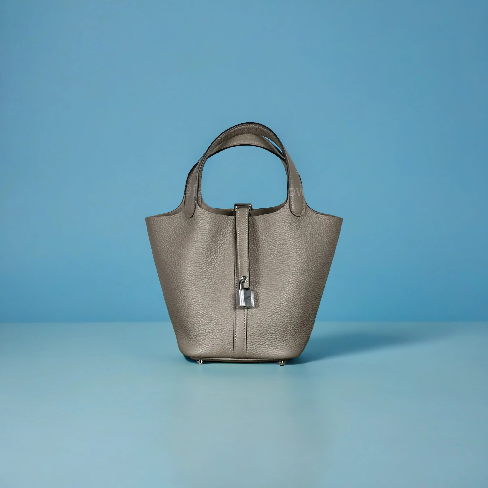 Hermès Micro Picotin Lock 14 Bougainvillea Ostrich PHW