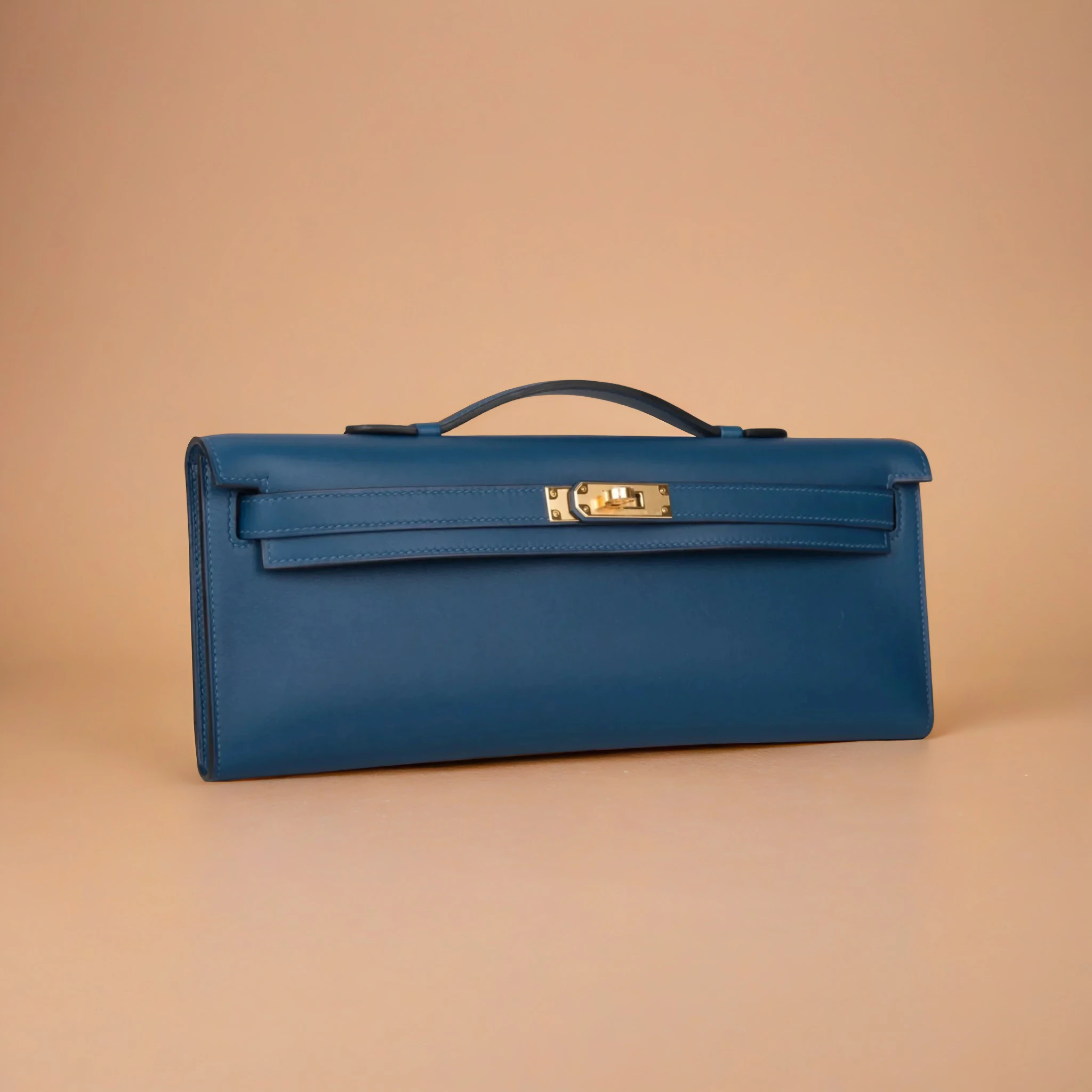 Hermes Kelly Cut Alezan Tadelakt PHW