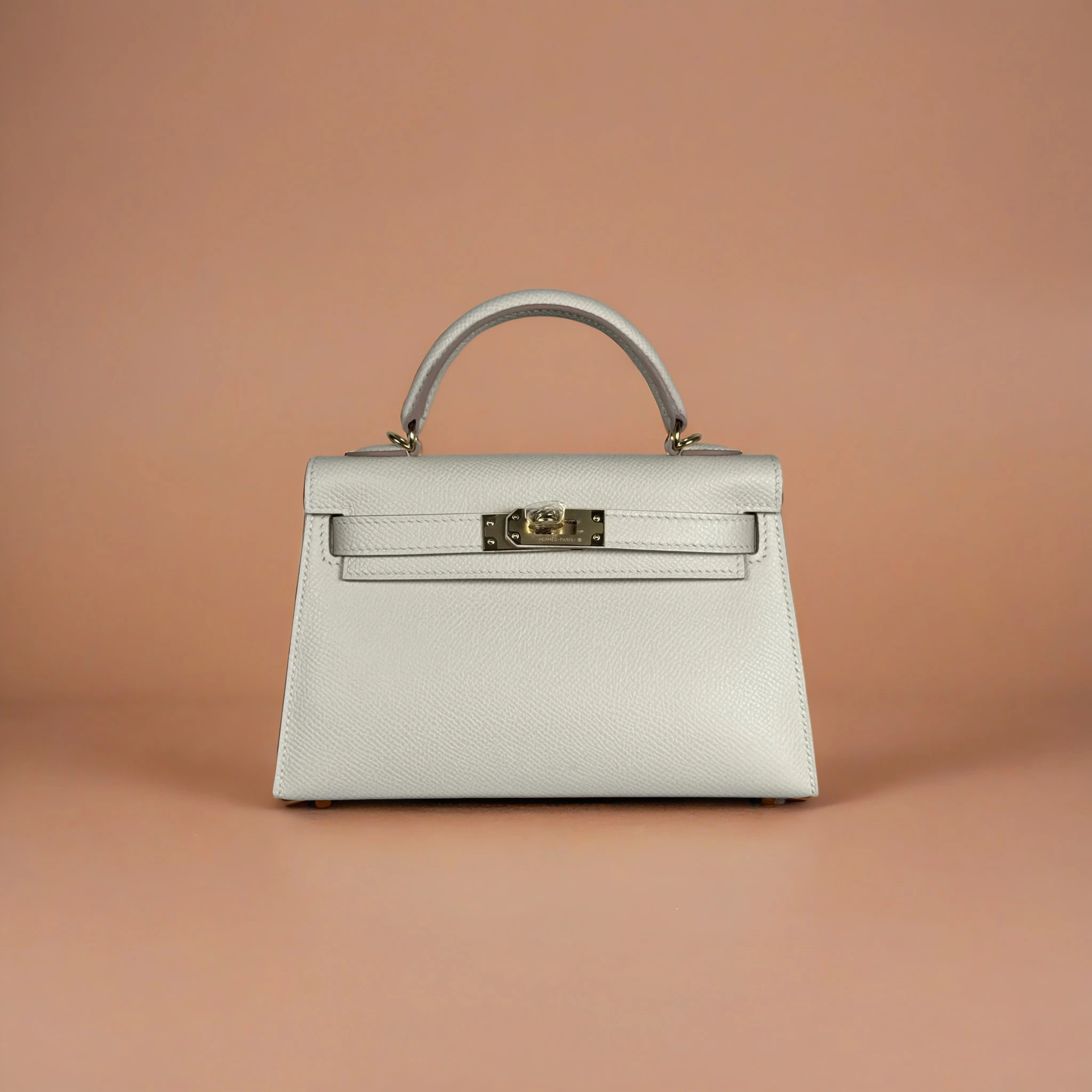 Hermes HSS Special Order Kelly mini 20 Ostrich Fuchsia/GHW GHW